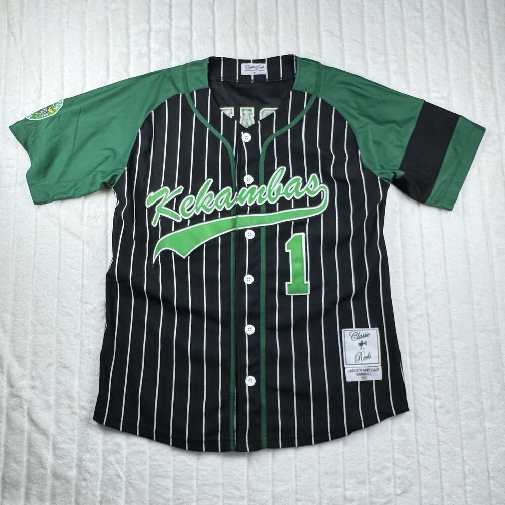 Classic Reels G-Baby #1 Kekambas Authentic Movie Baseball Jersey Men's Medium